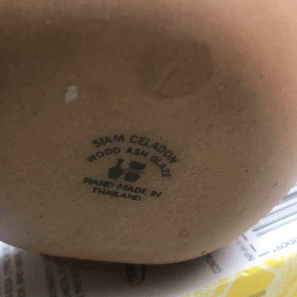 Siam celadon a wood Ash Glaze Ladle